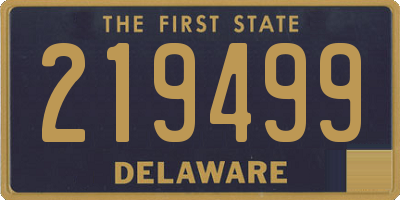 DE license plate 219499