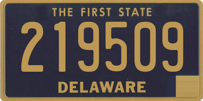 DE license plate 219509