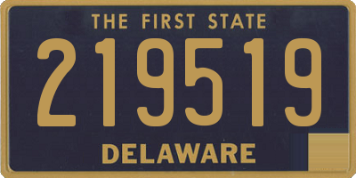 DE license plate 219519