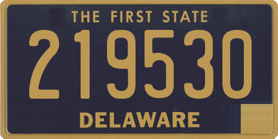 DE license plate 219530