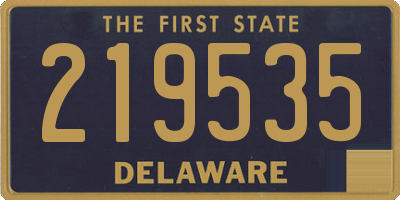 DE license plate 219535