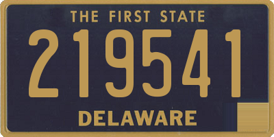 DE license plate 219541