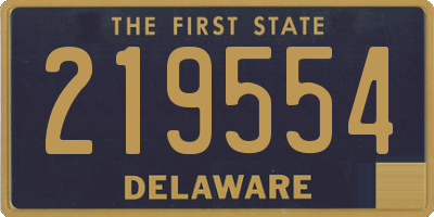 DE license plate 219554