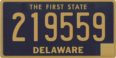 DE license plate 219559