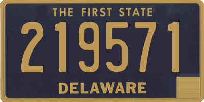 DE license plate 219571