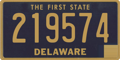 DE license plate 219574