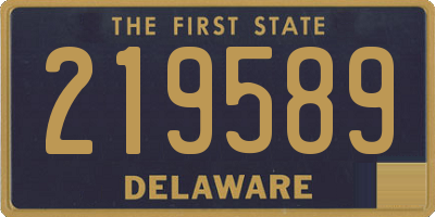 DE license plate 219589