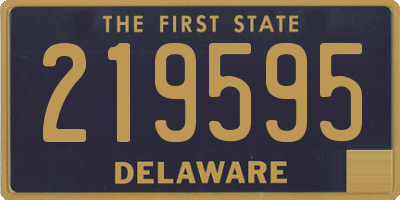 DE license plate 219595