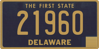 DE license plate 21960