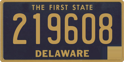 DE license plate 219608