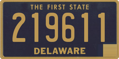 DE license plate 219611