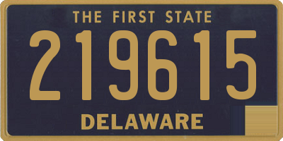 DE license plate 219615