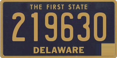 DE license plate 219630