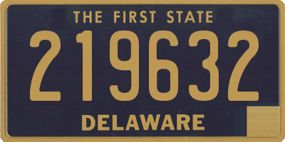 DE license plate 219632