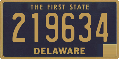 DE license plate 219634