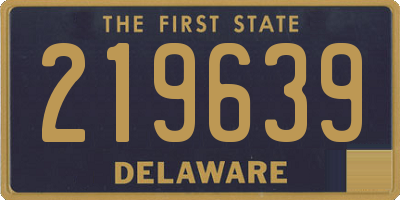 DE license plate 219639