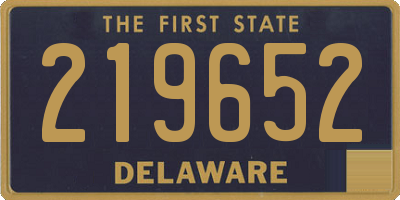 DE license plate 219652