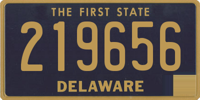 DE license plate 219656