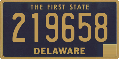 DE license plate 219658