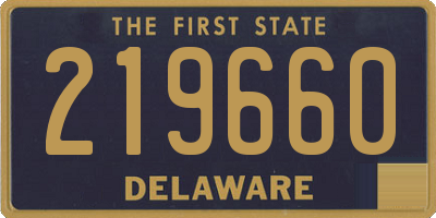 DE license plate 219660