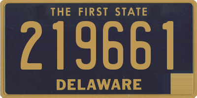 DE license plate 219661