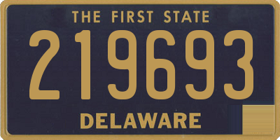 DE license plate 219693