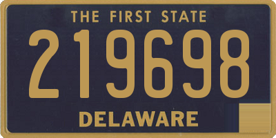 DE license plate 219698