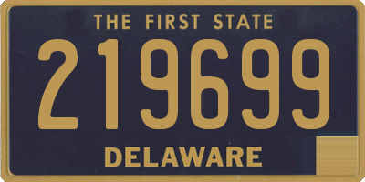 DE license plate 219699