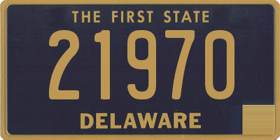 DE license plate 21970