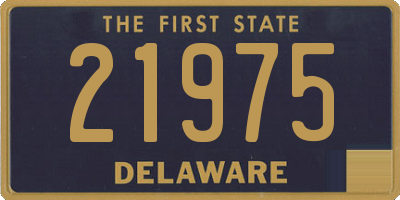 DE license plate 21975
