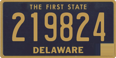 DE license plate 219824