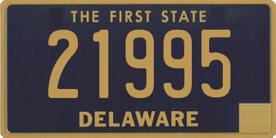 DE license plate 21995