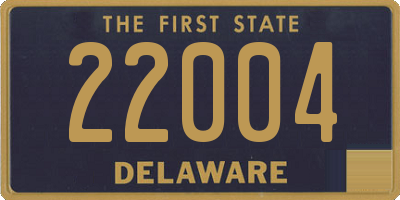 DE license plate 22004