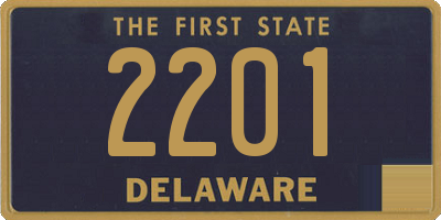 DE license plate 2201