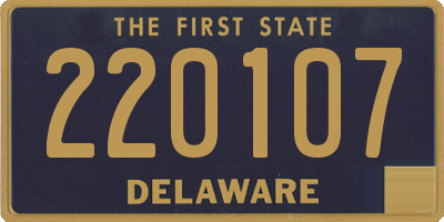 DE license plate 220107