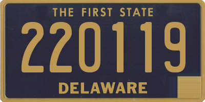 DE license plate 220119