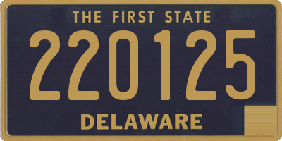 DE license plate 220125