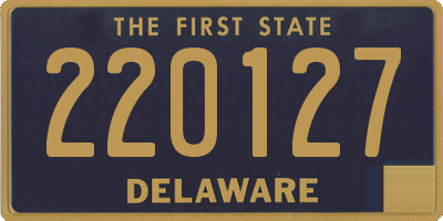 DE license plate 220127