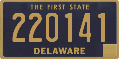 DE license plate 220141