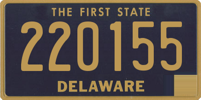 DE license plate 220155