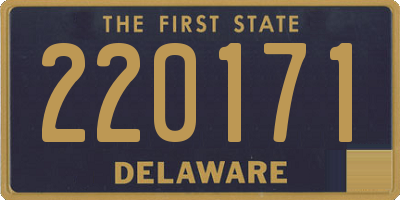 DE license plate 220171