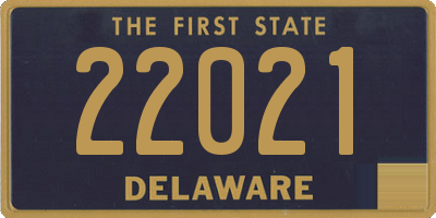 DE license plate 22021