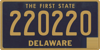 DE license plate 220220