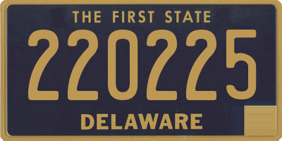 DE license plate 220225