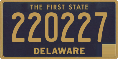 DE license plate 220227