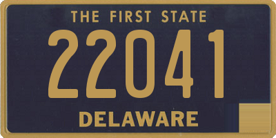 DE license plate 22041