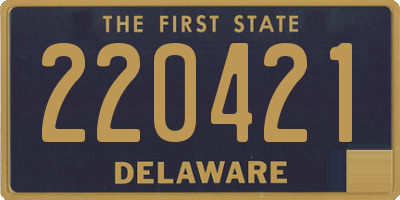 DE license plate 220421