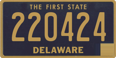 DE license plate 220424