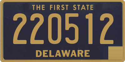 DE license plate 220512