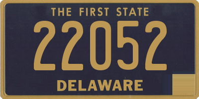 DE license plate 22052